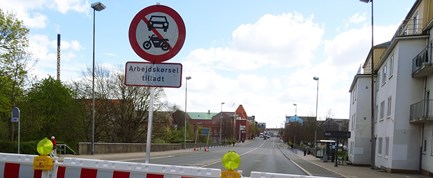 Du kan stadig komme til butikkerne omkring Albanigade