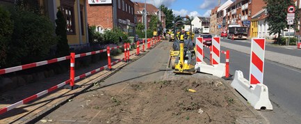 I uge 27-28 bliver hellerne fjernet på et stykke af Nyborgvej