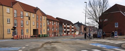 Klinkearbejde på Nyborgvej i den kommende weekend