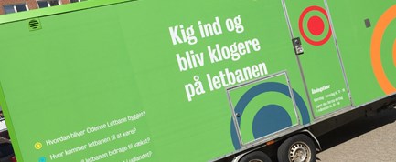 Letbanens mobile udstilling er rykket til Hjallese