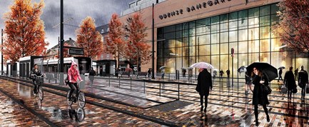 Ny banegårdsplads binder byliv og kollektiv trafik sammen