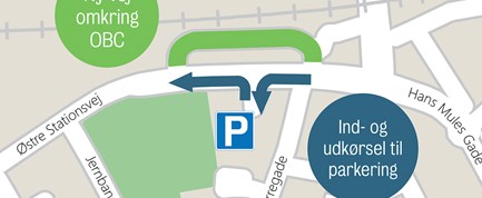 Ny midlertidig adgang til Banegårdspladsens P-plads
