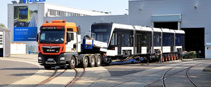 Første letbanetog til Odense er klar til første test