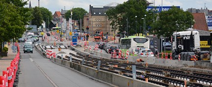 Omkørsel på Middelfartvej i de kommende to weekender