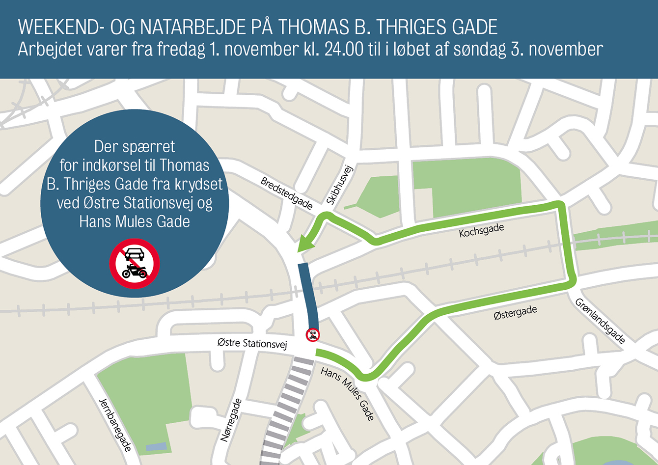 Thomas B. Thriges Gade skal asfalteres