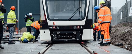 Vær opmærksom på Hestehaven: Letbanetoget bliver testet på sporet
