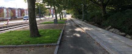 Ny cykelsti langs Rismarksvej