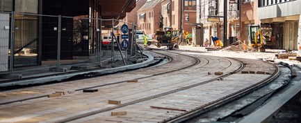 Status på letbanebyggeriet i DIT nabolag