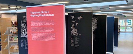 Letbanekunst på Tarup Bibliotek